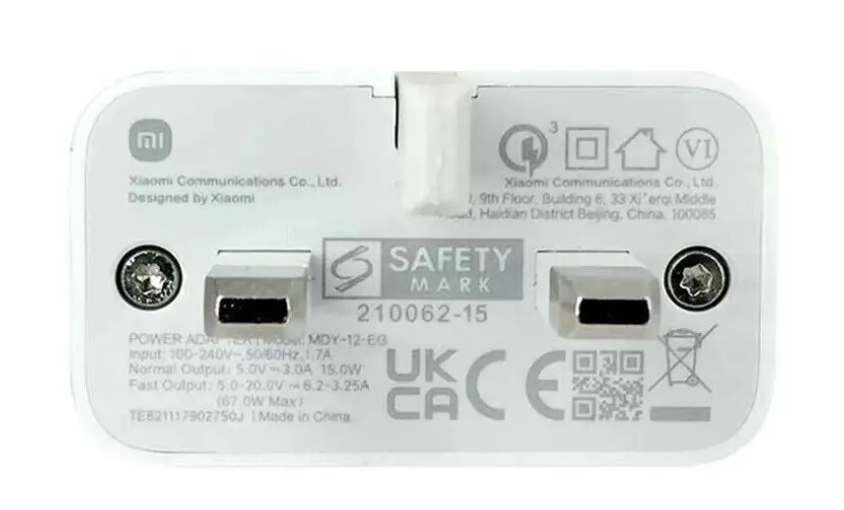 Xiaomi – 67W Fast Charger für Redmi Note 14 13 Pro+ POCO X7 USB C Turbo UK