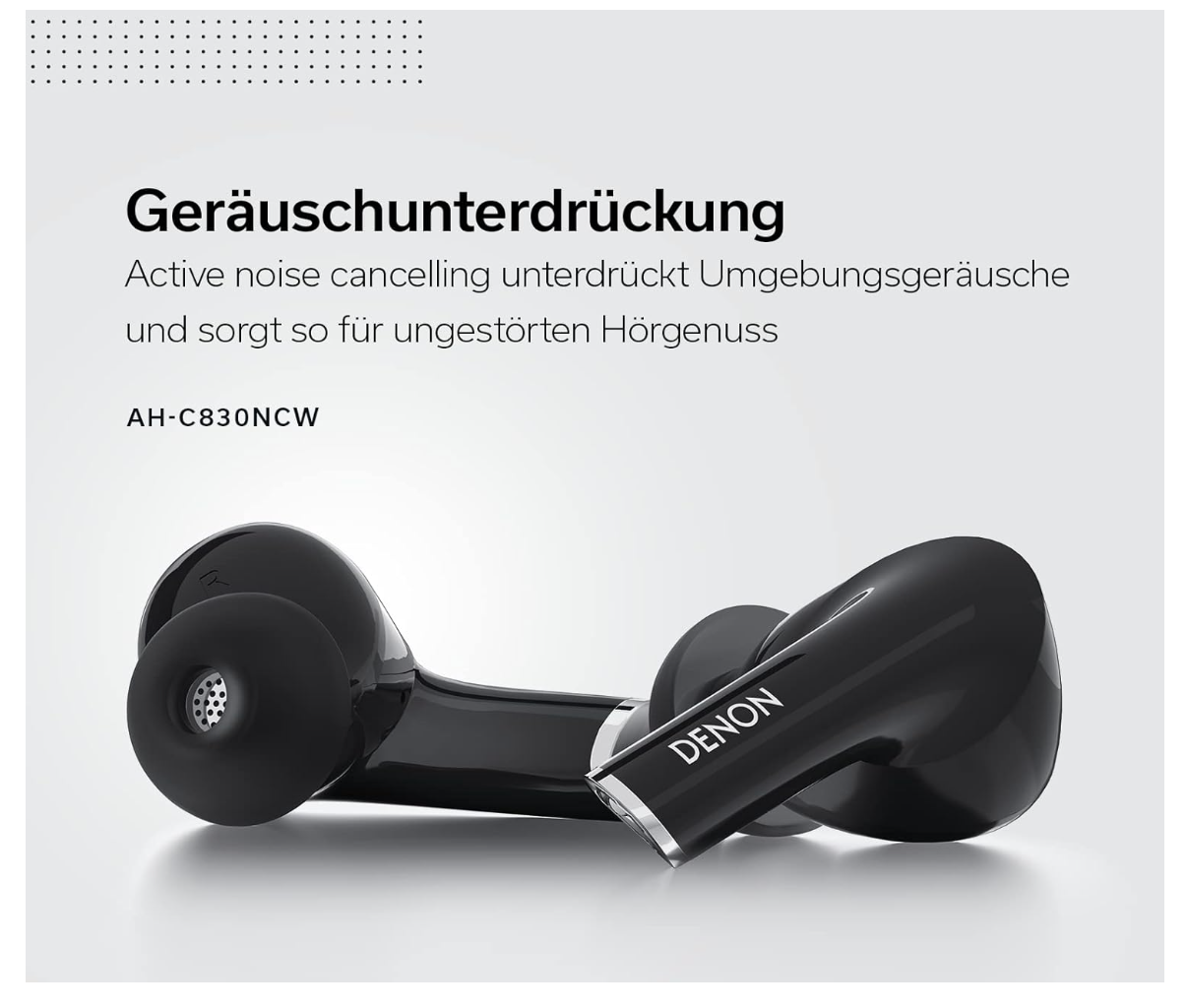 Denon AH-C830WNC InEar Kopfhörer Bluetooth Noise Cancelling*NUR LINKER KOPFHÖRER