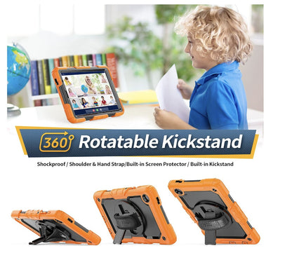 Timecity – Galaxy Tab A7 Lite T220 T225 Hülle Stoßfest drehbar Kinderschutz