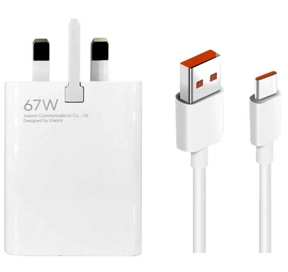 Xiaomi – 67W Fast Charger für Redmi Note 14 13 Pro+ POCO X7 USB C Turbo UK