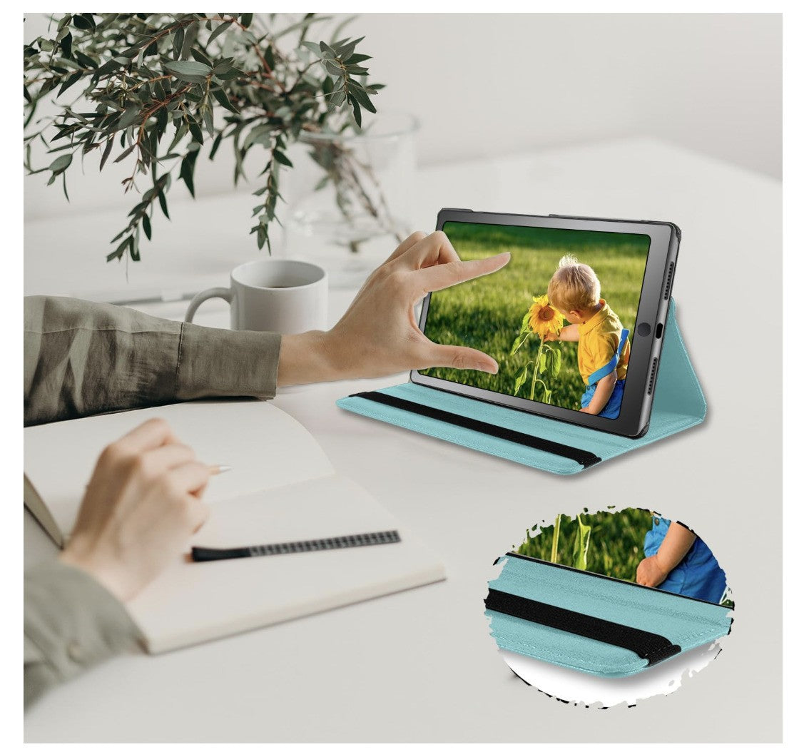 SWEIMEN iPad Air Hülle – 360° Case mit Auto-Sleep, iPad 2017 2018 Air 2 Cover