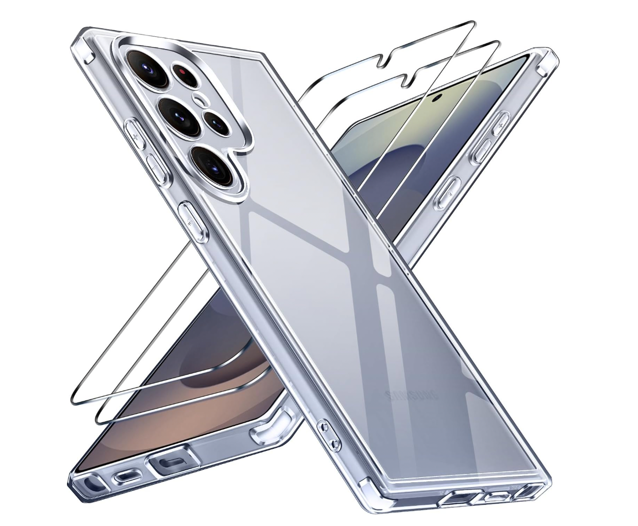 ivoler – Samsung Galaxy S25 Ultra Hülle klar, stoßfest *NUR DIE HÜLLE*