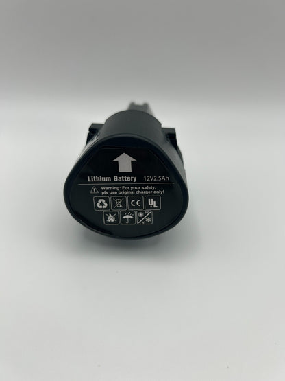 Toolland Lithium-Ionen-Akku 12V 2,5Ah für Rückensprühgerät DTB10003 Ersatzakku