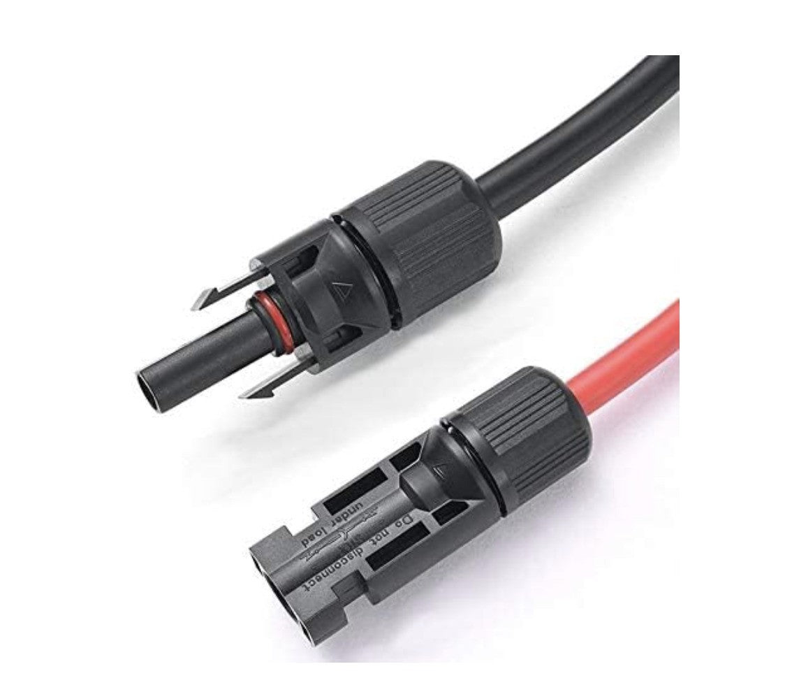 solartronics – Solarkabel 2x7m 4mm² MC4 kompatibel, Verlängerung, Rot/Schwarz