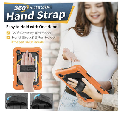 Timecity – Galaxy Tab A7 Lite T220 T225 Hülle Stoßfest drehbar Kinderschutz