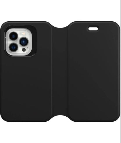 OtterBox – Strada Via iPhone 13 Pro Max Hülle, stoßfest, Kartenfach, Schwarz