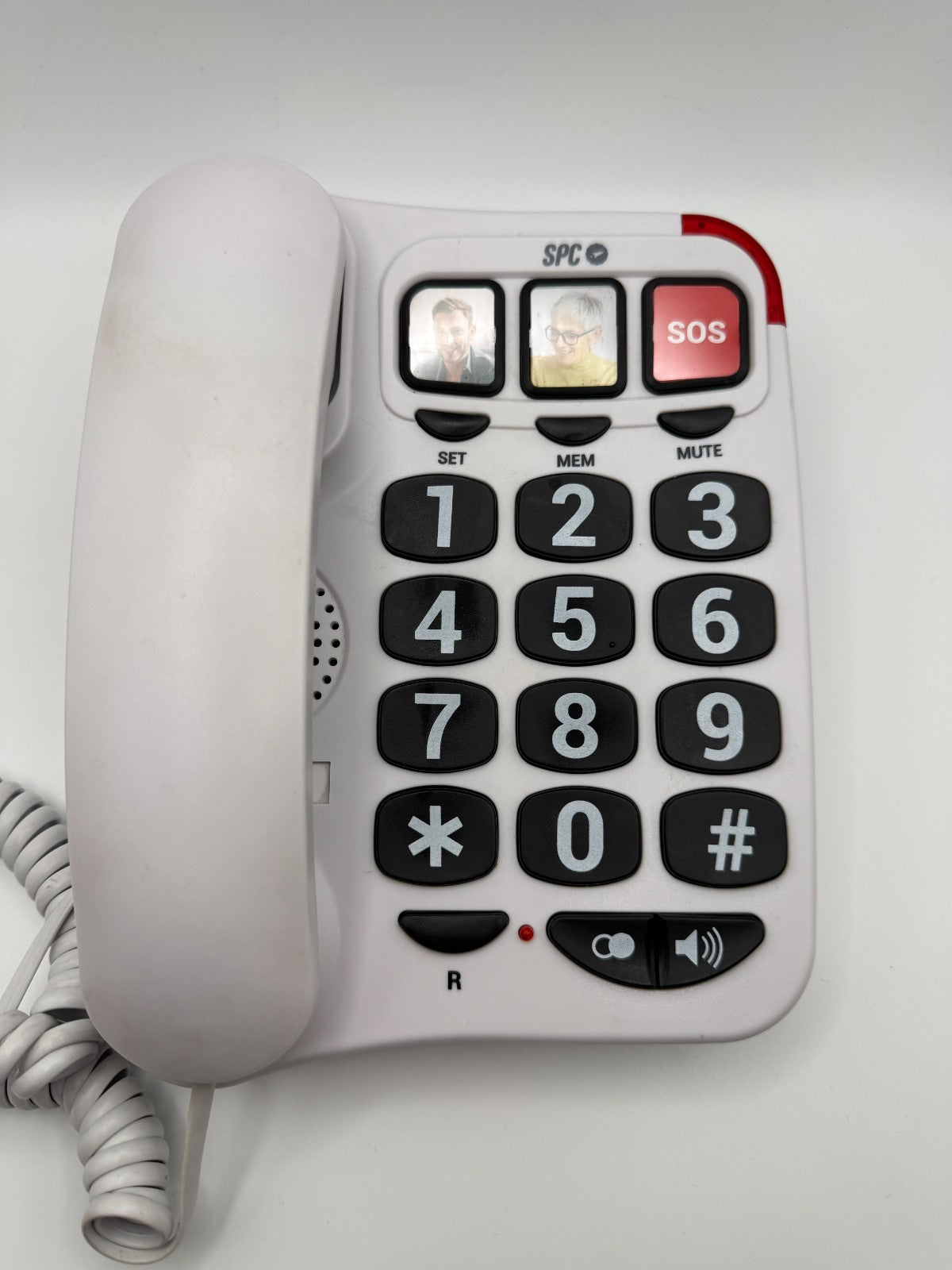 SPC Comfort Numbers 2 Telefon Senioren Großtasten Hörgerät-komp. *OHNE KABEL*