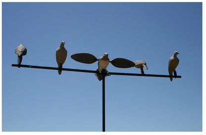 MOJO Outdoors – Clip on Dove, Lockvogel Taubenjagd Set, 4er Pack, Grau, Zubehör