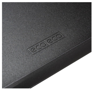 eco-eco – A5 Expanding Datei, 50% recycelt, 7 Taschen, schwarz – Ordner Mappe