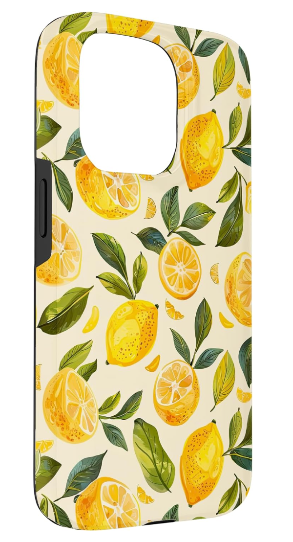 Hülle für iPhone 15 Pro Aquarell Zitrone Sommer Limonade Zitrusfrucht