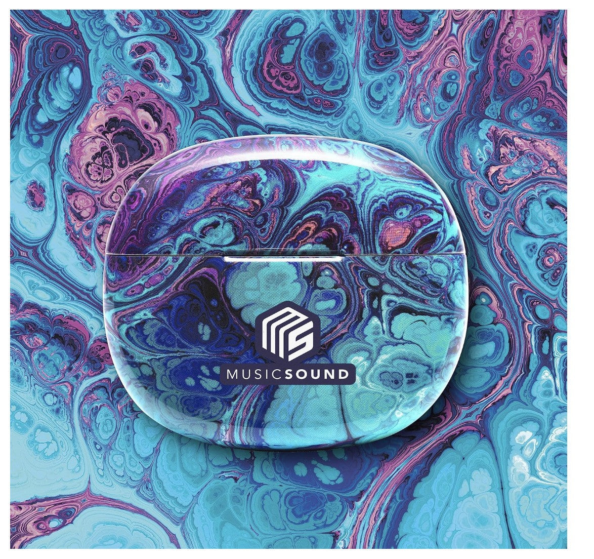 Music Sound – TWS in Ear Kopfhörer Bluetooth, kabellos, 25h Akku, "Fluido" Desig