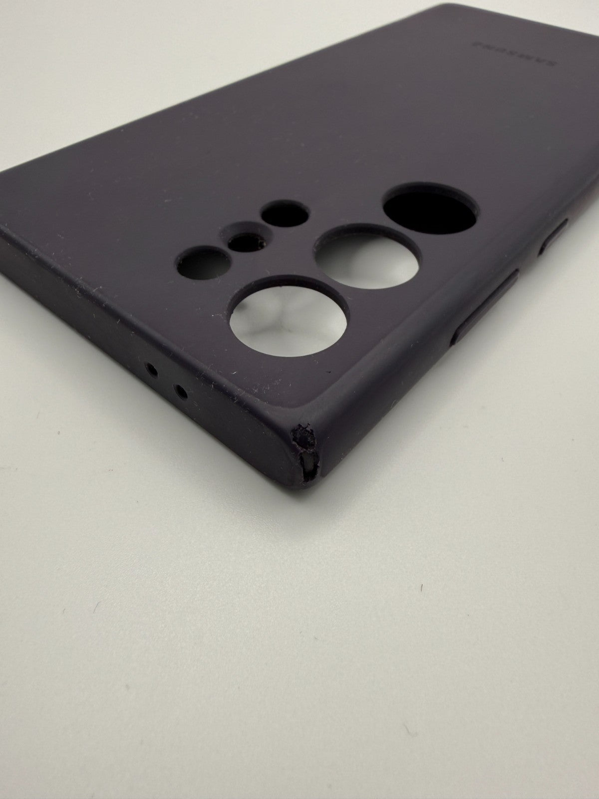 Samsung – EF-PS928 Galaxy S24 Ultra Hülle Silikon, kratzfest, slim, dark violet