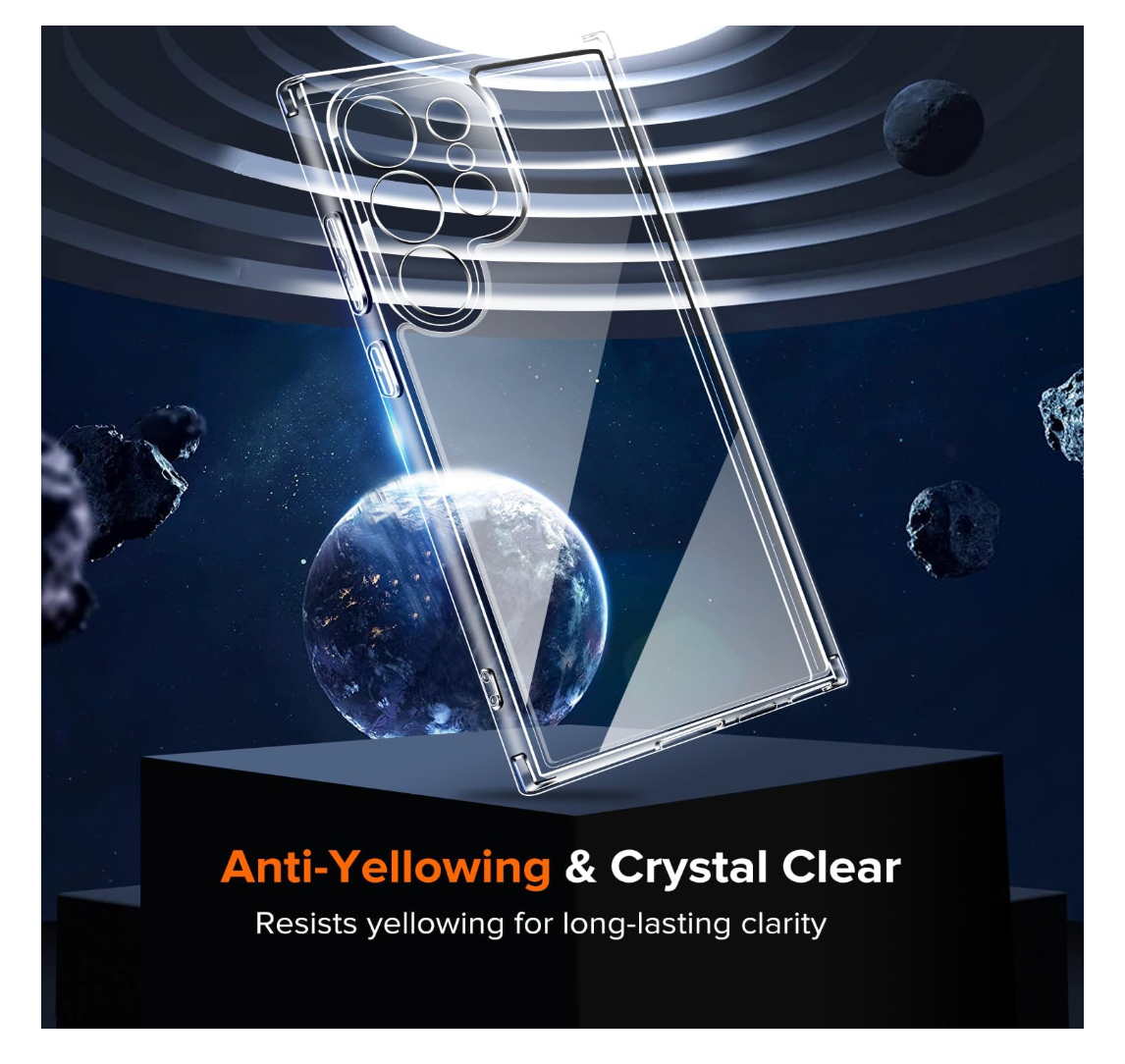 ivoler – Samsung Galaxy S25 Ultra Hülle klar, stoßfest *NUR DIE HÜLLE*