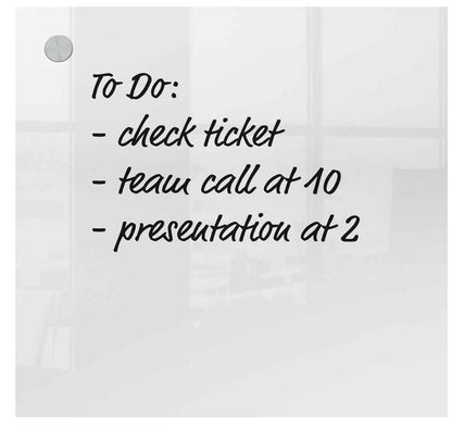 Nobo – Mini Lavagna, Whiteboard 30x30 cm, Acryl, Wandtafel, trocken abwischbar