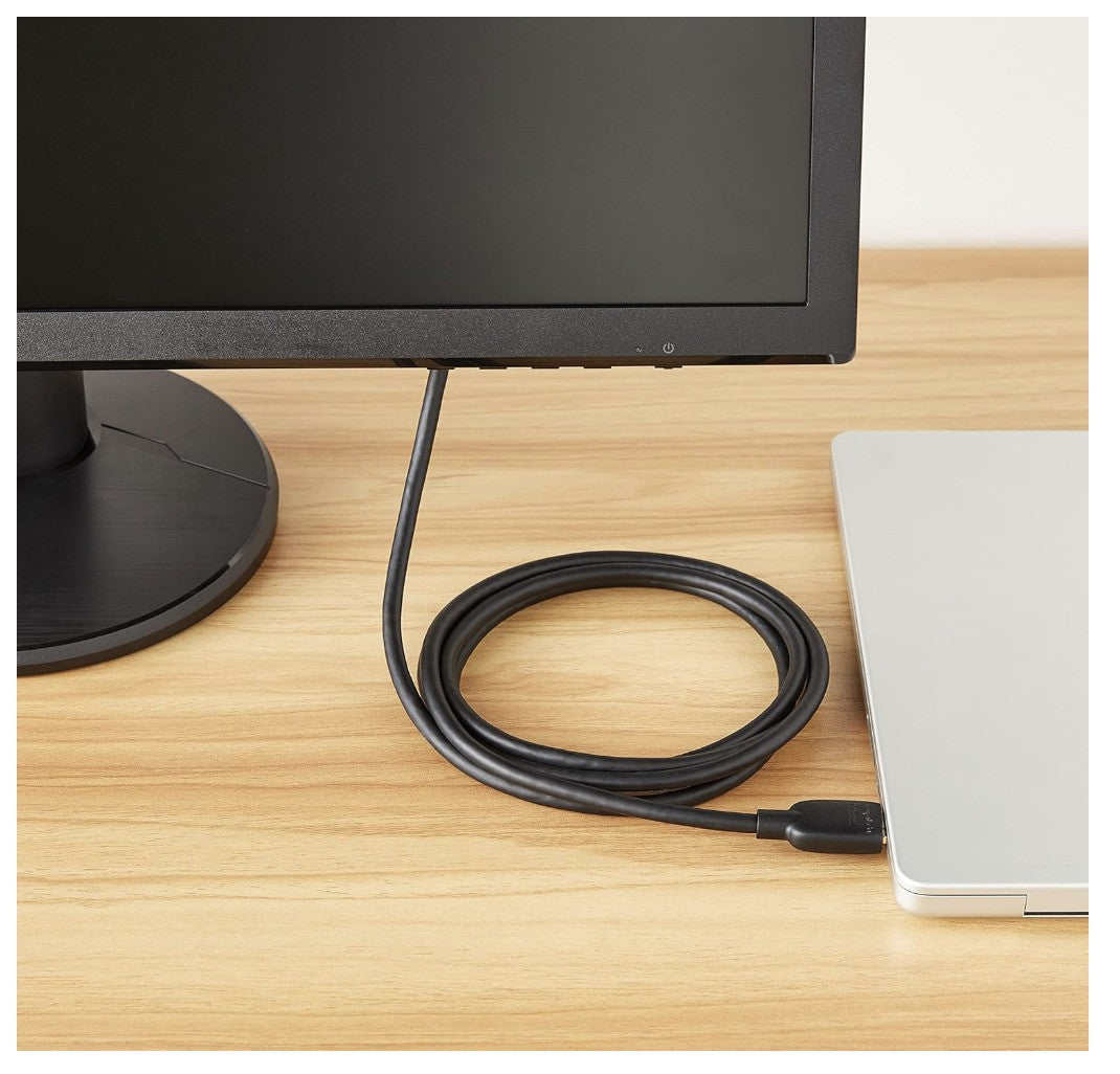 Amazon Basics HDMI Kabel 2.0 1,8m High Speed CL3 zertifiziert schwarz A Stecker