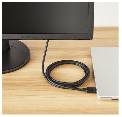 Amazon Basics HDMI Kabel 2.0 1,8m High Speed CL3 zertifiziert schwarz A Stecker