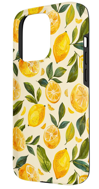 Hülle für iPhone 15 Pro Aquarell Zitrone Sommer Limonade Zitrusfrucht