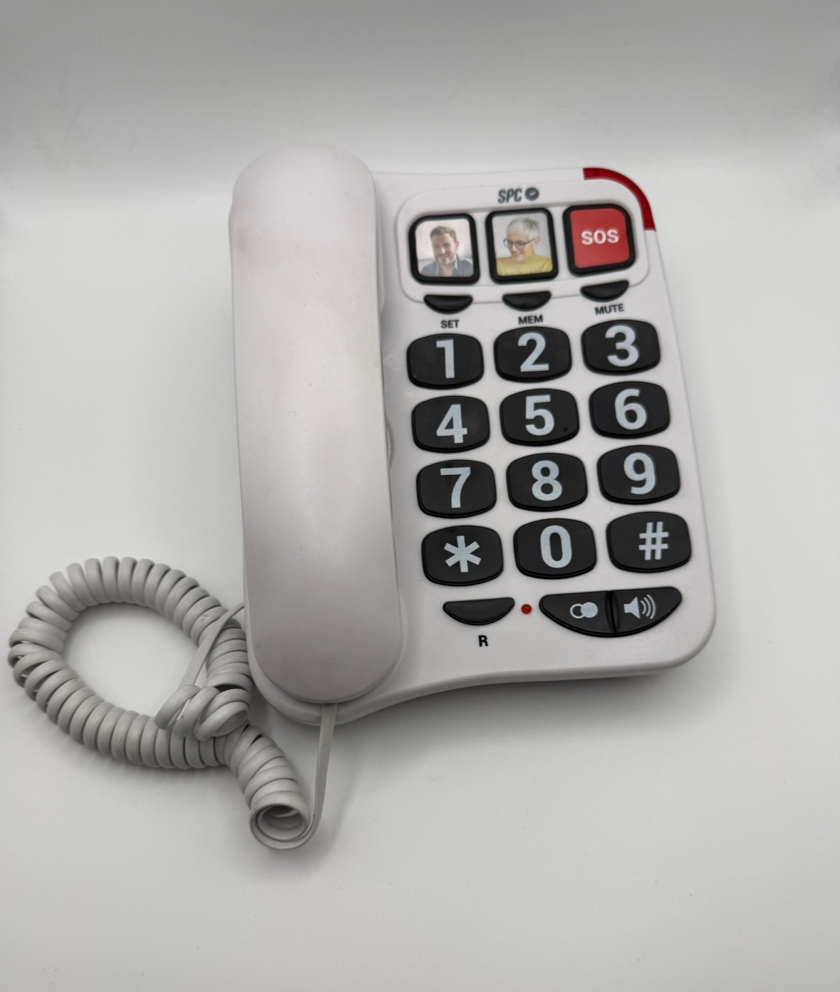 SPC Comfort Numbers 2 Telefon Senioren Großtasten Hörgerät-komp. *OHNE KABEL*