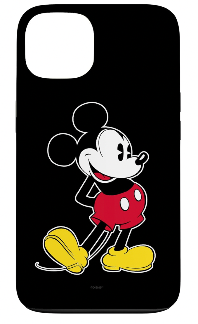 Disney – iPhone 13 Hülle Mickey Mouse Schwarz Handyhülle Case Stoßfest TPU