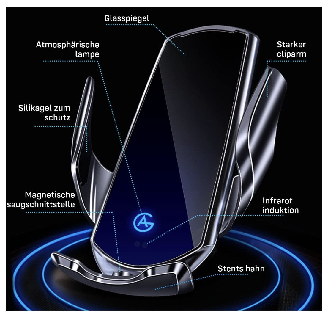 AG Store – AG130, Handyhalter Auto, universal, kabellos laden