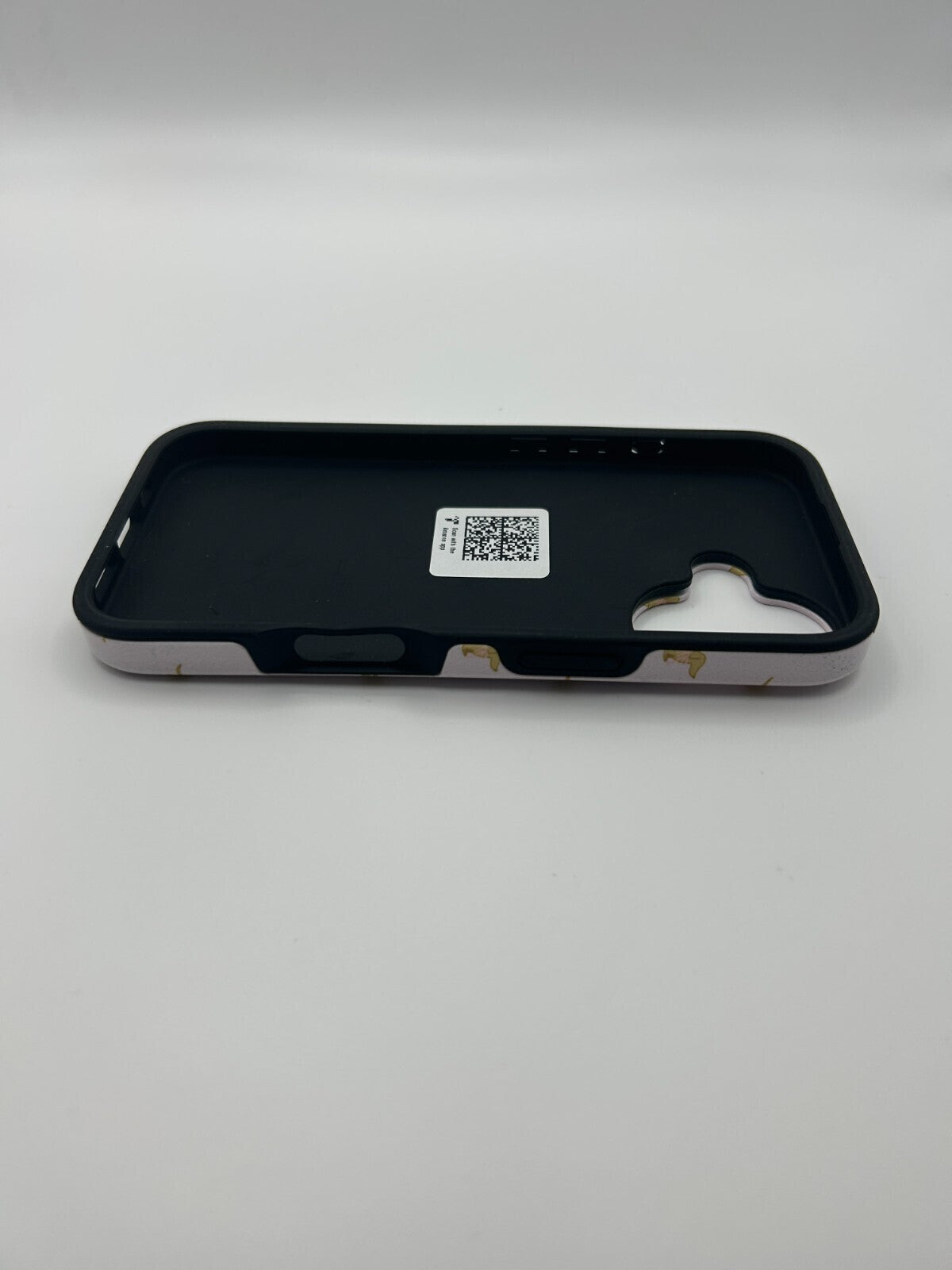 Hülle iPhone 16 Gold Dackel Hülle Rosa Schleife Wiener Hund Wurst Doxie Case