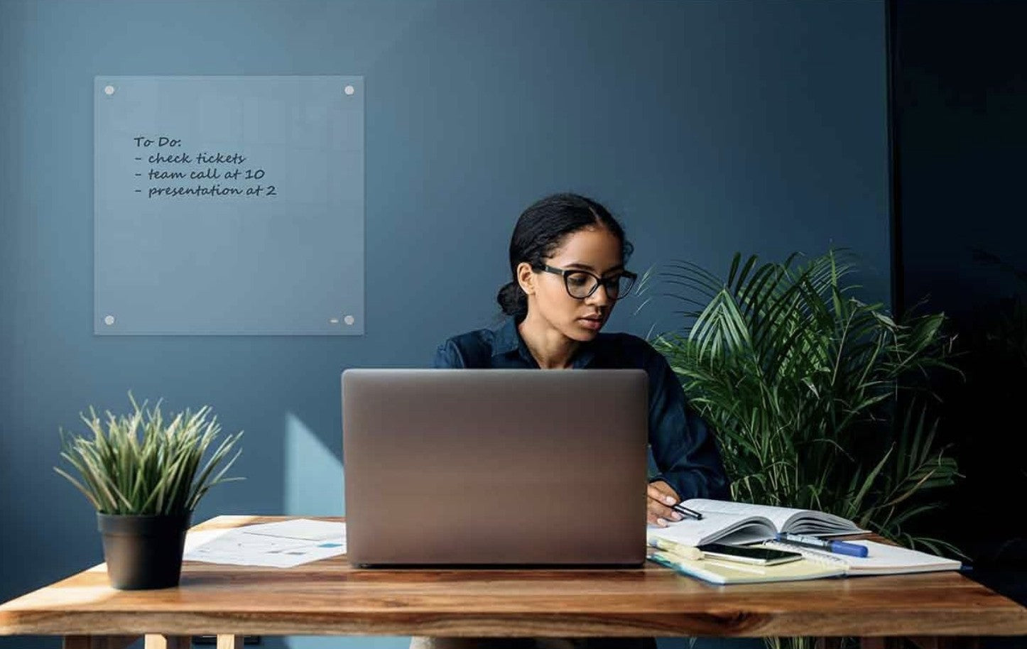 Nobo – Mini Lavagna, Whiteboard 30x30 cm, Acryl, Wandtafel, trocken abwischbar