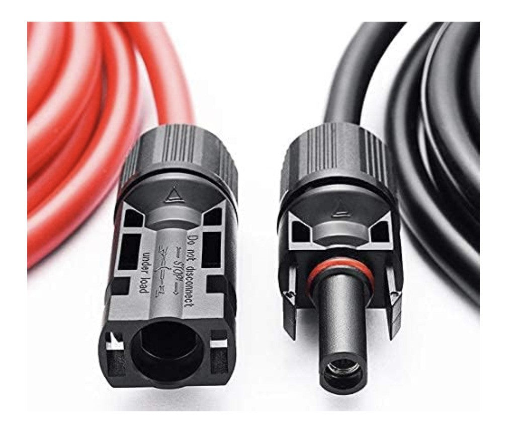 solartronics – Solarkabel 2x7m 4mm² MC4 kompatibel, Verlängerung, Rot/Schwarz