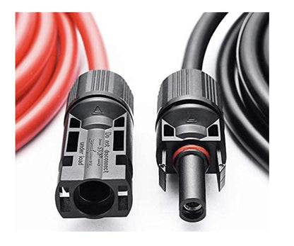 solartronics – Solarkabel 2x7m 4mm² MC4 kompatibel, Verlängerung, Rot/Schwarz