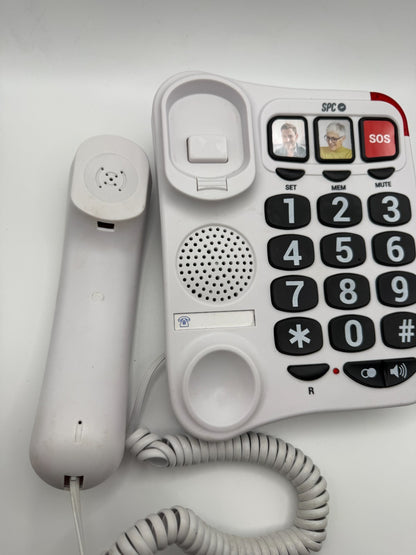 SPC Comfort Numbers 2 Telefon Senioren Großtasten Hörgerät-komp. *OHNE KABEL*