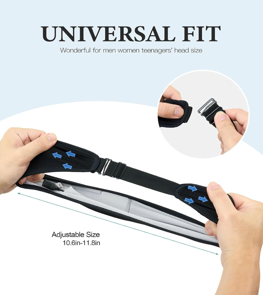 Voerou – Schlafkopfhörer V5.2, Bluetooth Stirnband kabellos, Sport, Yoga, Reisen