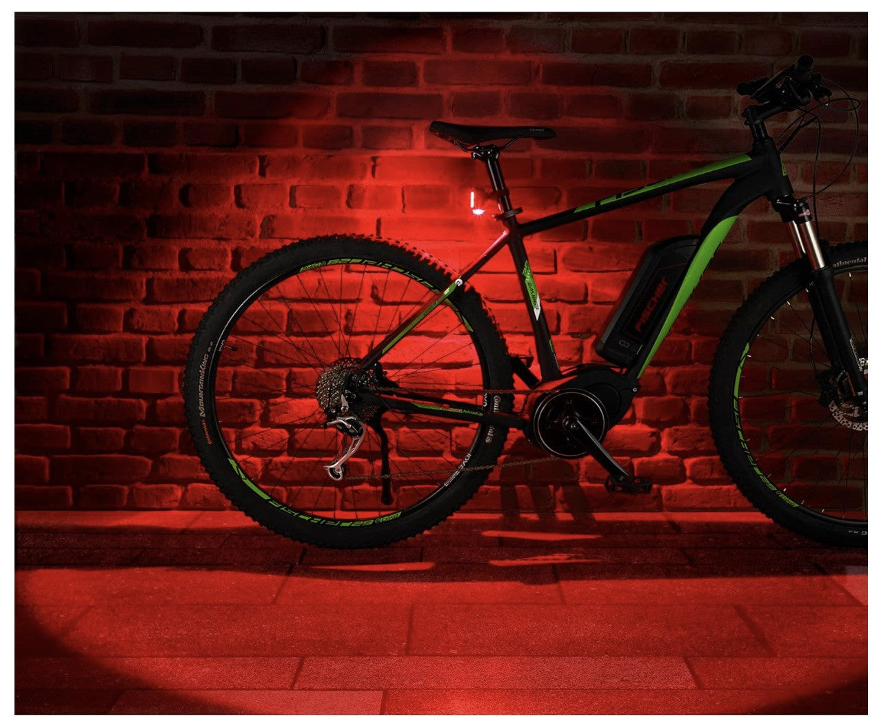 FISCHER – TWIN Fahrradlicht Set, Akku LED 30/15 Lux, USB, StVZO, IP44, 360°