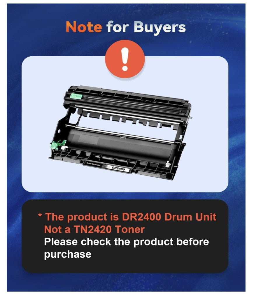 Skydo – DR-2400 Trommeleinheit, kompatibel Brother HL MFC DCP Serie, kein Toner
