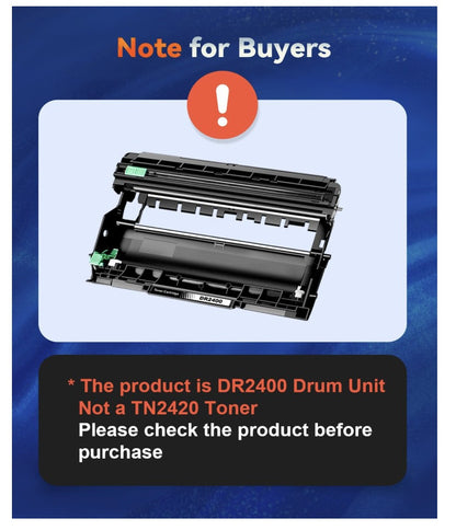 Skydo – DR-2400 Trommeleinheit, kompatibel Brother HL MFC DCP Serie, kein Toner