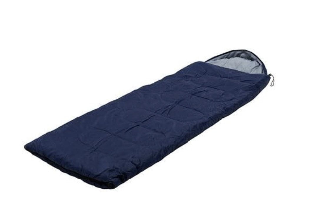 C.A.O – 6007B, Schlafsack Camping Outdoor, 3-Jahreszeiten, 210 x 75 cm, Blau