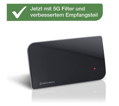 Oehlbach Scope Vision 5G DVB-T2 HD Antenne Zimmerantenne Aktiv Verstärker LTE