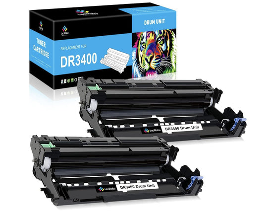 LeciRoba – DR3400, Trommeleinheit für Brother DR-3400, 2 Stück, kompatibel