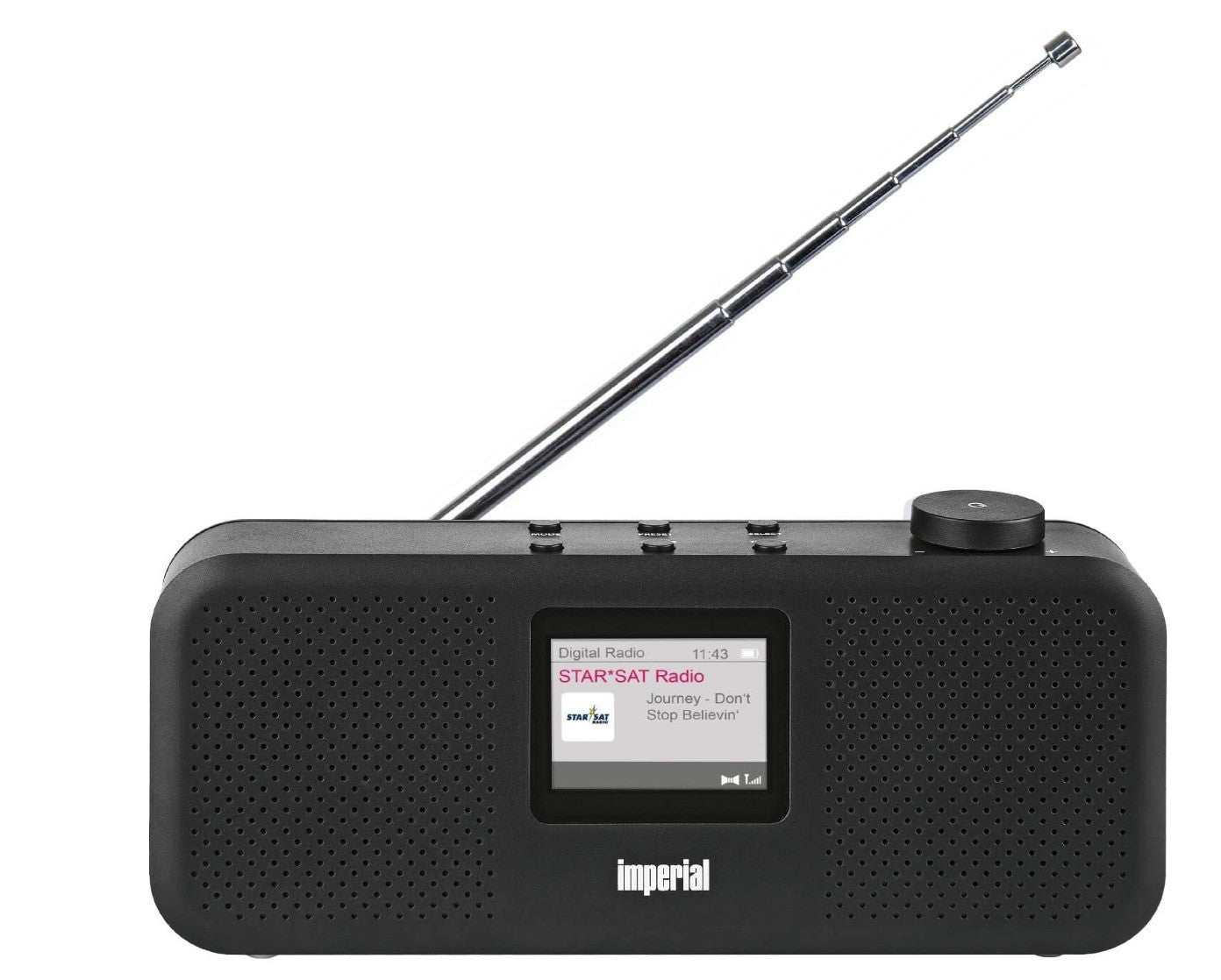 Imperial DABMAN 16 DAB+ Digitalradio schwarz kompakt mit Bluetooth AUX USB FM