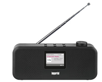 Imperial DABMAN 16 DAB+ Digitalradio schwarz kompakt mit Bluetooth AUX USB FM