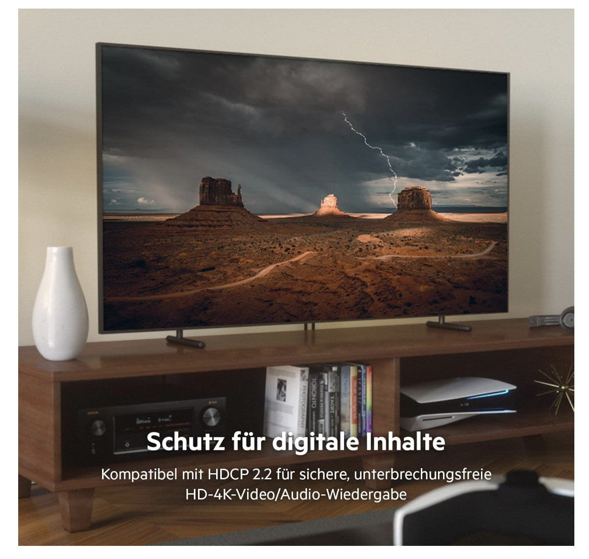 Belkin– AVC011 HDMI auf DisplayPort Adapter 4K 60Hz HDR10 HDCP2.2 unidirektional