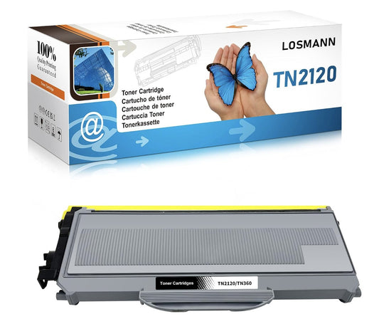 LOSMANN – TN-2120, Toner kompatibel für Brother DCP HL MFC Serie, schwarz