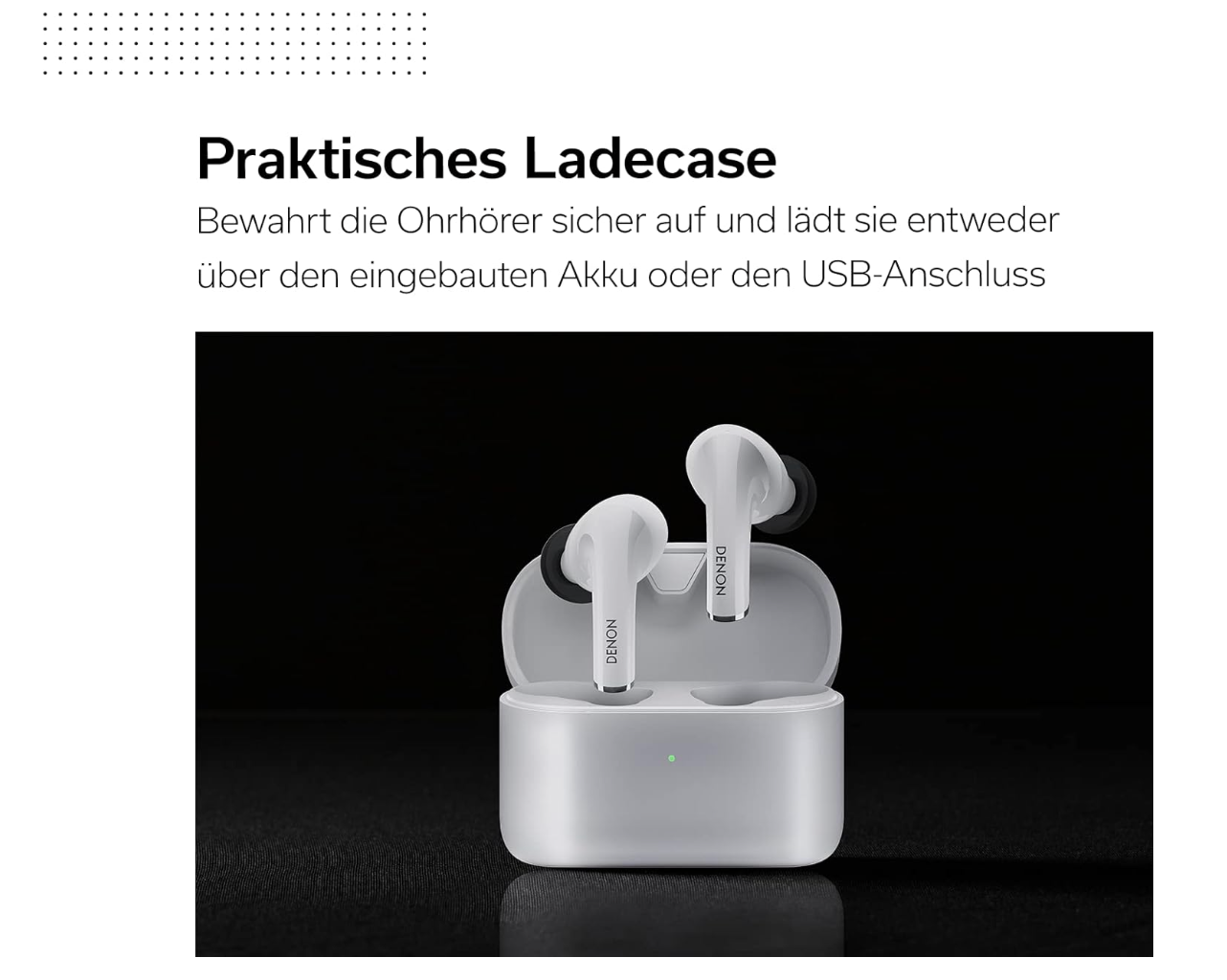 Denon AH-C830WNC InEar Kopfhörer Bluetooth Noise Cancelling*NUR LINKER KOPFHÖRER