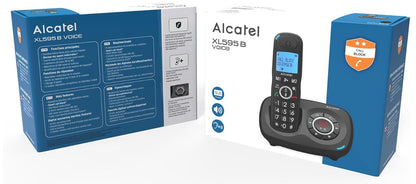 Alcatel – XL595 B Voice, Großtasten-Telefon, Anrufblocker, Seniorentelefon