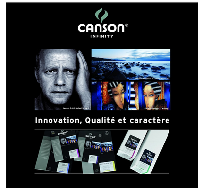 Canson– Infinity Photosatin RC A4 Fotopapier ,270gsm ,25 Blatt extra weiß satin