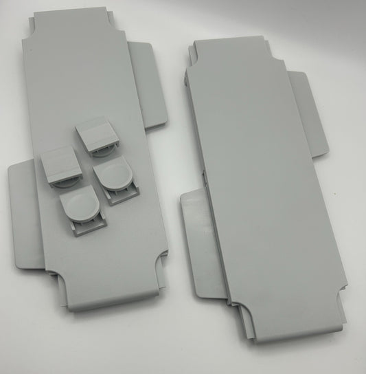 Novus – 7950902000 Erweiterungsplatten Set lichtgrau für Tischplattenaufsatz 2 S