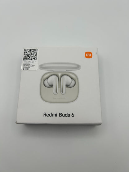 Xiaomi Redmi Buds 6 Bluetooth In-Ear Kopfhörer, Noise Cancelling, Weiß, 42h