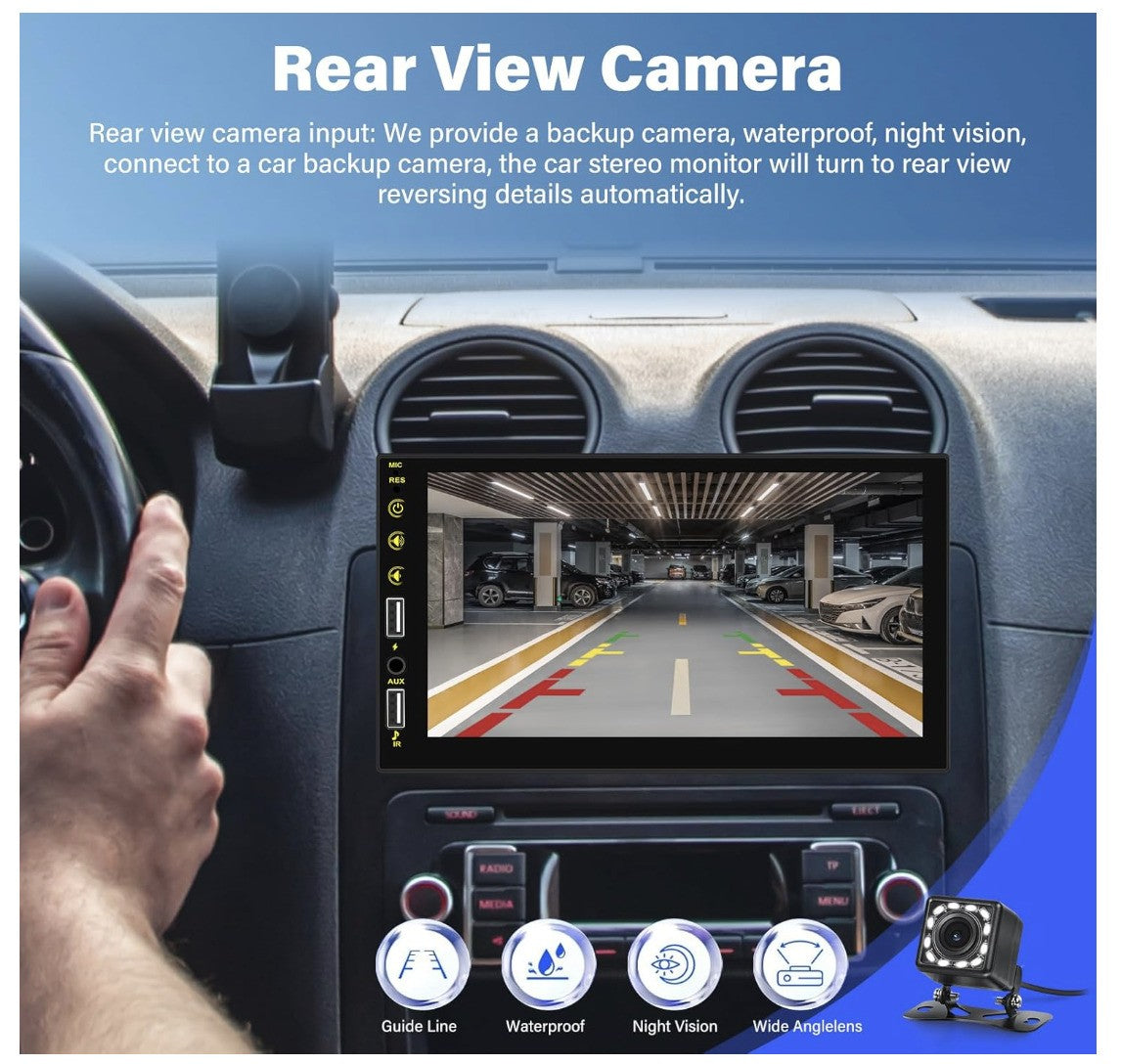 ZeaLive – ZL-C1 Autoradio 1 DIN mit CarPlay, Android Auto, 7" Touchscreen, BT FM