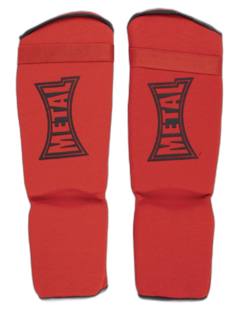 METAL BOXE Schienbein- & Spannschutz – Rot – Größe S – Für Kampfsport & Training