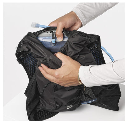 Salomon – Active Skin 8, Hydrationsweste Trailrunning Hiking MTB, XS, Schwarz