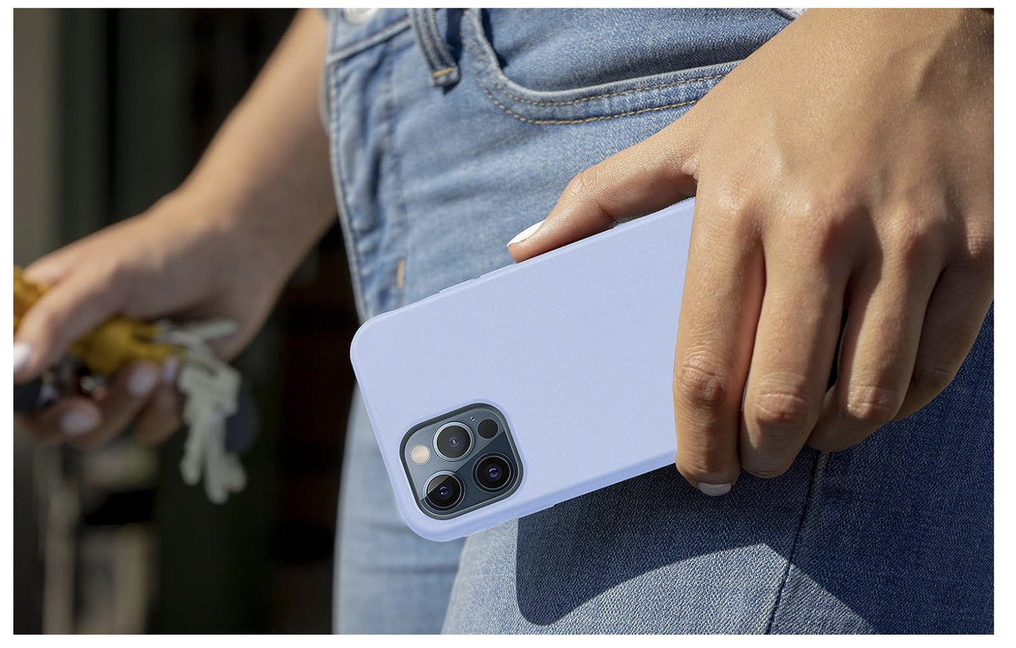 MyGadget – iPhone 12 | 12 Pro Hülle, Silikon Case, Anti-Schock, Blau, Slim TPU