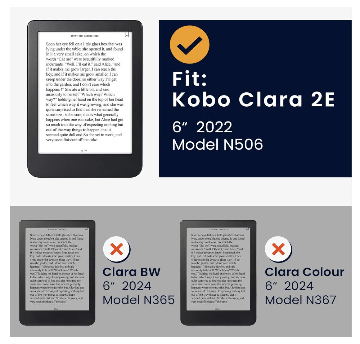 kwmobile – Kobo Clara 2E Hülle Klappetui Magnet Cover Case eReader Multicolour